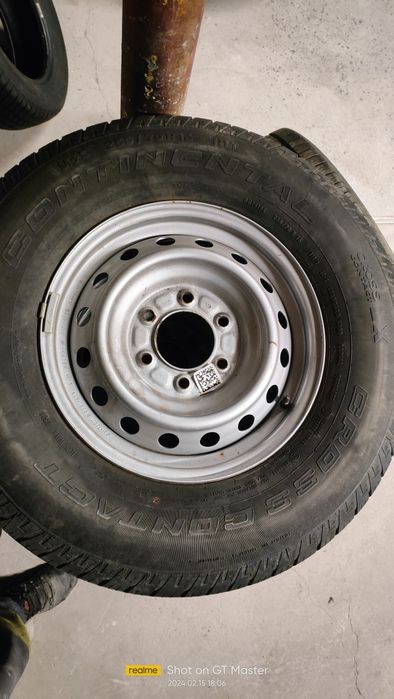 Roți originale Ford Ranger 255x70x16 ca noi 5buc