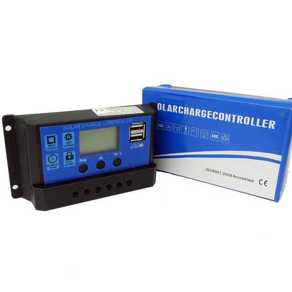 Соларен контролен модул за зареждане 12V 24V 30A