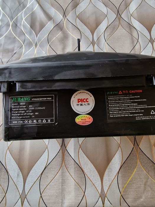Jubang 60V 20Ah (1200wh) резервна батерия  за Cp6 Chopeer  Lithium-ion