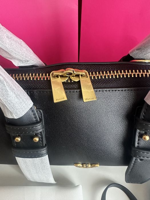 PINKO Escape Bag – голяма кожена чанта | ОРИГИНАЛ | Код: 202