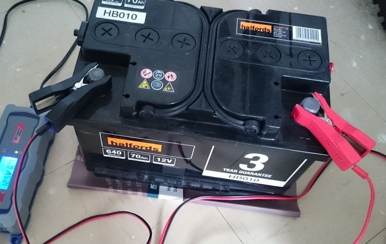 Зарядка аккумулятора