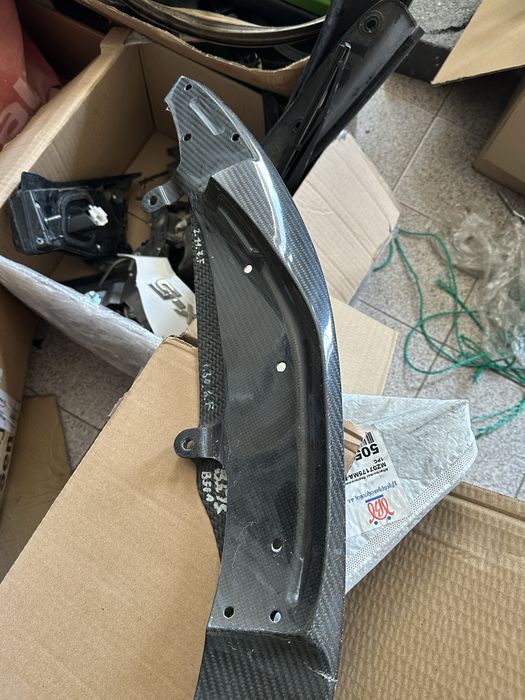 Карбонов сполер добавка,лип за предна броня Бмв Bmw F80 F82 F83 Front  Carbon Fiber Genuine BMW M3 F80 F82 M4 M Performance