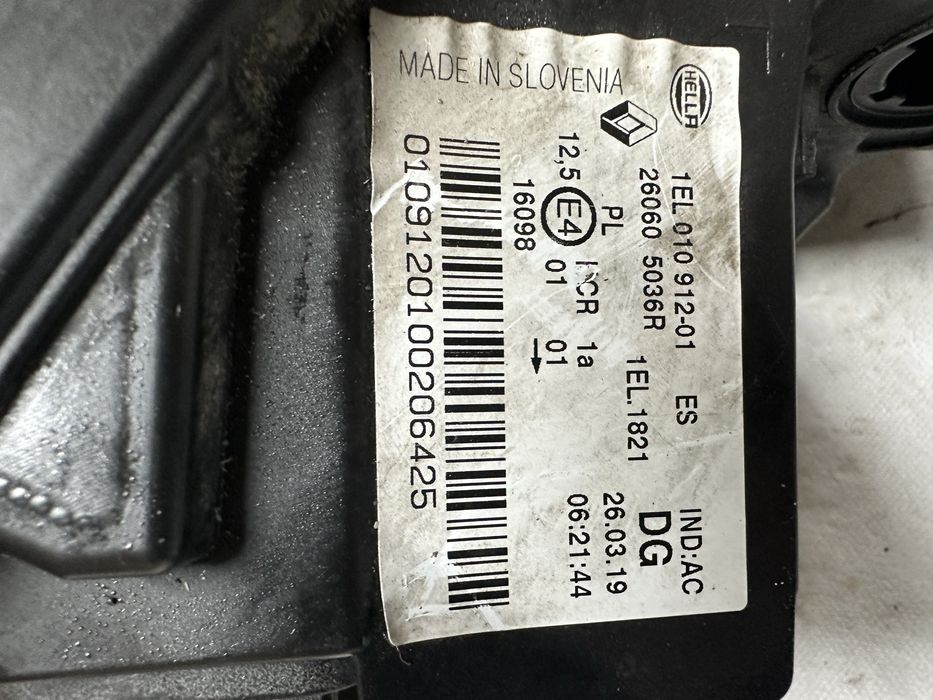 Far stânga renault zoe.cod:1el010912-01.