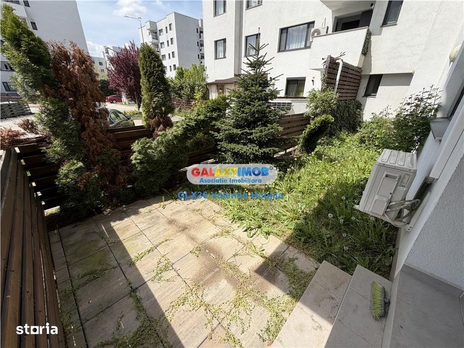 Vanzare apartament 3 camere mobilat parter gradina Baneasa Greenfield — fotografia 1