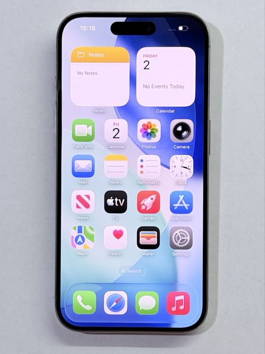 iPhone 15 Pro Titanium 92% battery
