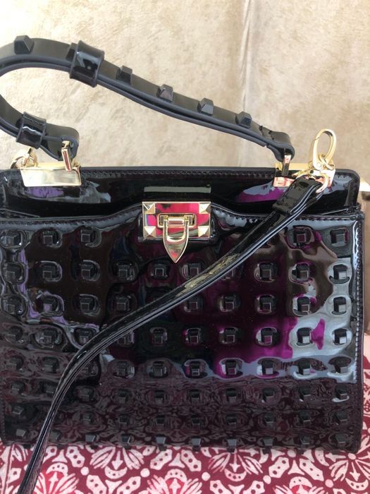 Сумка лаковая кожа