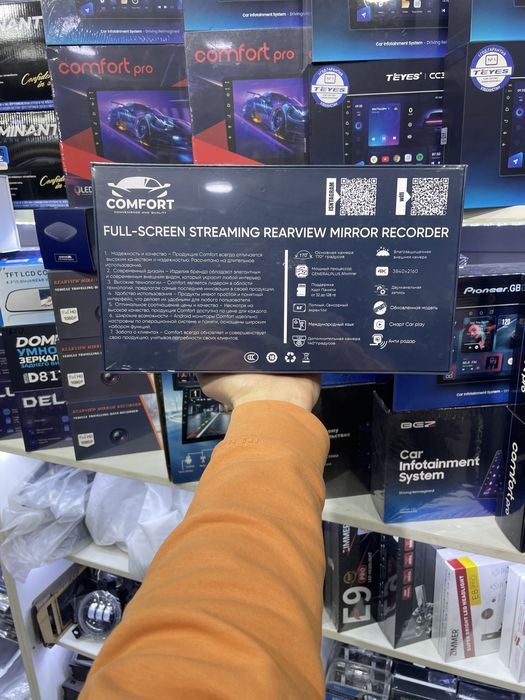 Videoregistrator antiradar Carplay 4KComfort pro Видеорегистратор 4K