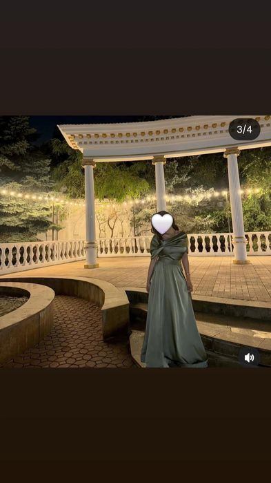 Платье из шёлкового сатина 44-46 р