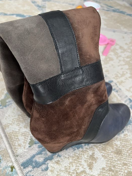 Сапоги кожанные 36 размер