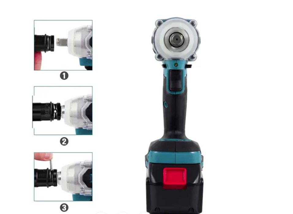 Trusa Masina de Insurubat cu Impact 5Ah cu 2 Acumulatori, 350Nm 98V