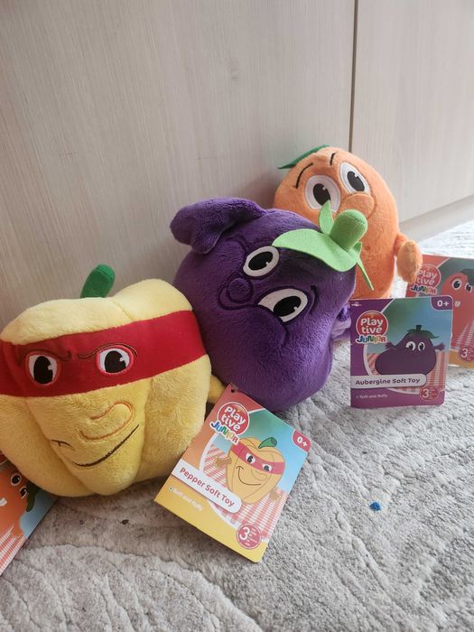 Плюшени играчки плодове и зеленчуци