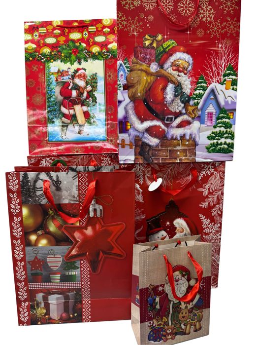 Пакеты подарочные, бумажные