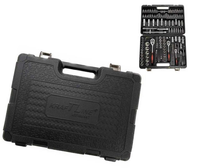 Куфар с инструменти Гедоре 172 части с 3 броя тресчотки