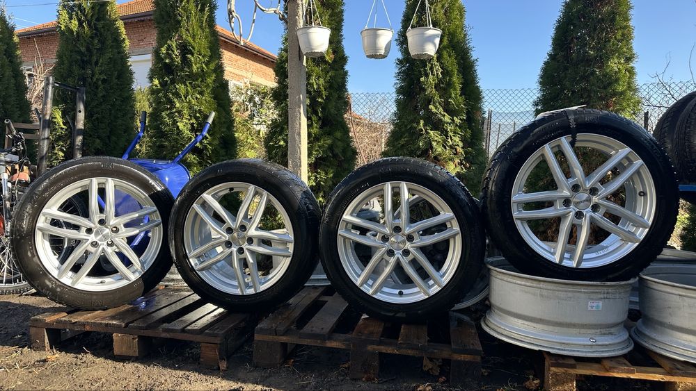Джанти с зимни и летни гуми 5х100/17