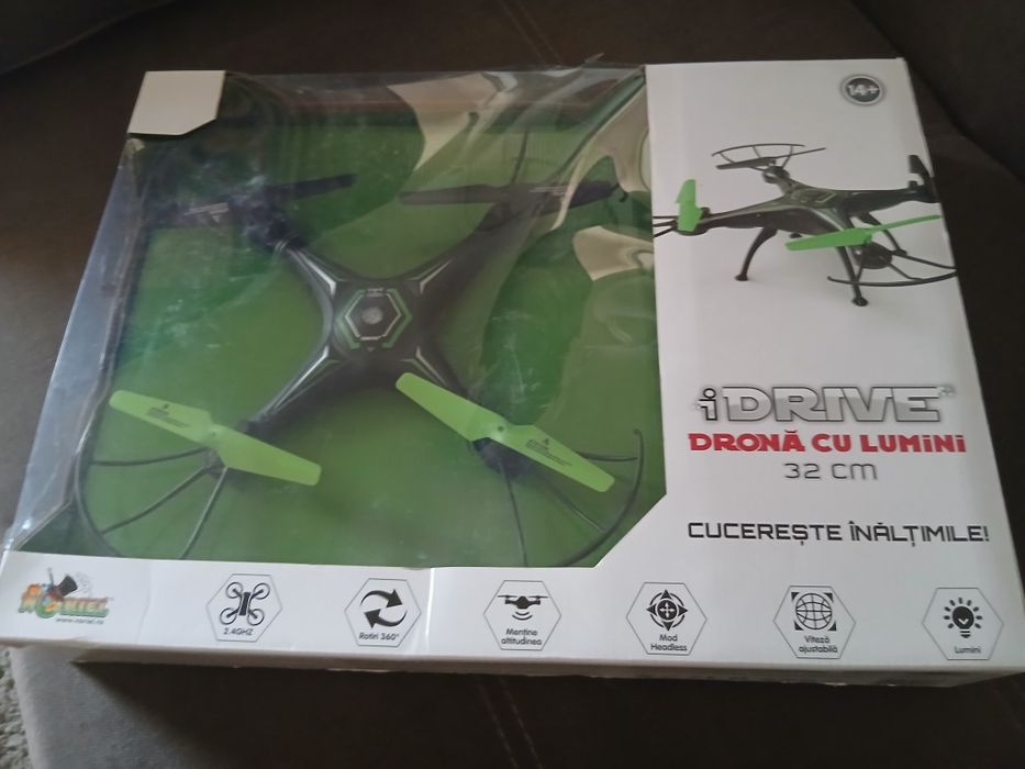 Dronă Noriel iDrive 32 cm, NOUĂ, nefolosită, cutie + telecomandă + baterii incluse