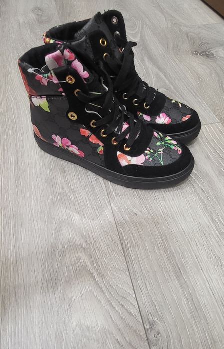 Дамски високи кецове Gucci