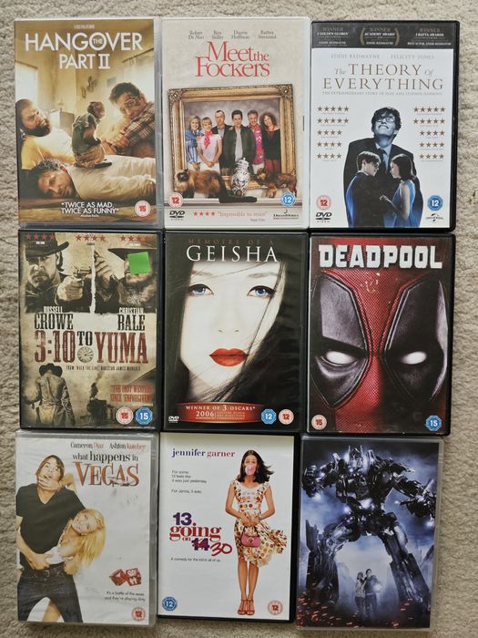 Оригинални DVD от лична колекция на Английски език