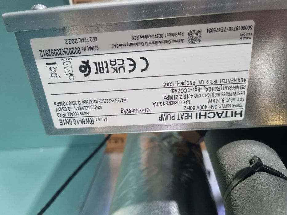 Pompa de caldura -hitachi 24 kw