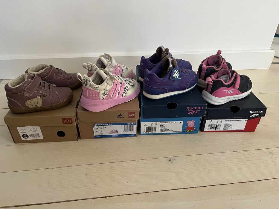 Детски маратонки - размер 21, 22, 23, K&K, Reebok, Peppa pig