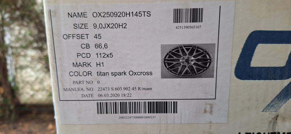 20 цола джанти за Audi нови с гуми