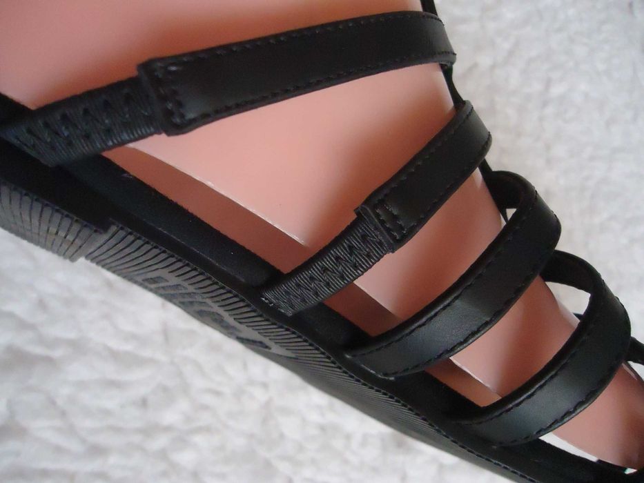 Sandale romane barete piele dama cizme scurte gladiator femei 6 curele