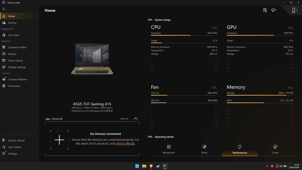 Laptop Asus Tuf Gaming A15
