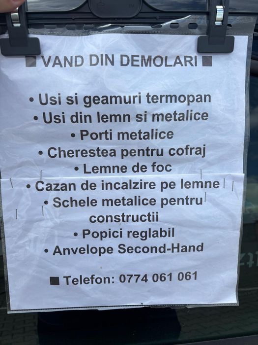 Unele lucruri de folos pe lângă casa !