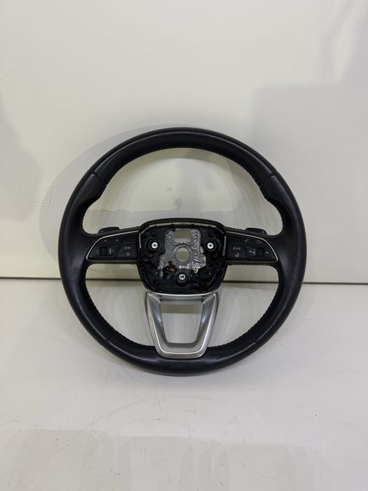 мултифункционален кожен волан с подгрев и пера Audi Q7 4M / Q5 FY / A4 B9 / S4 B9 OEM:4M0419091N