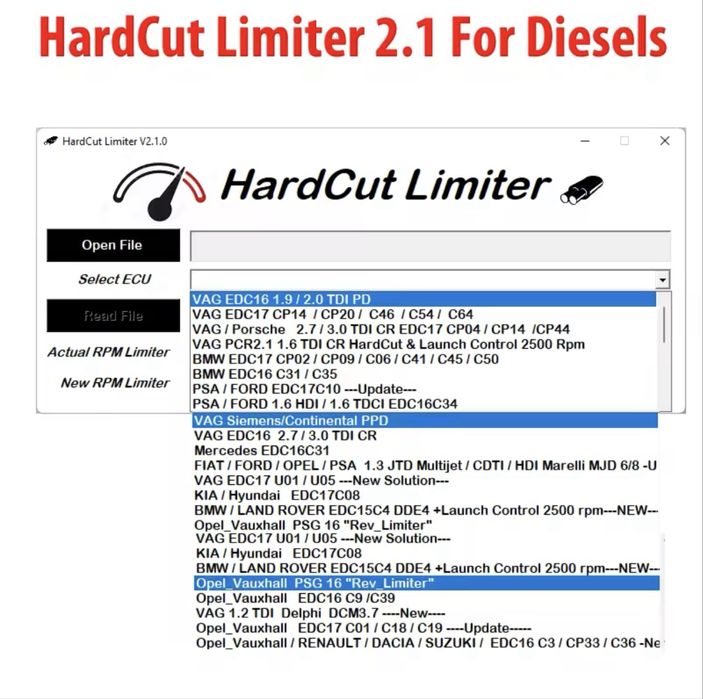 Софтуери за чип тунинг DaVinci Xdecoder WinOLS PopBang TunerCalc