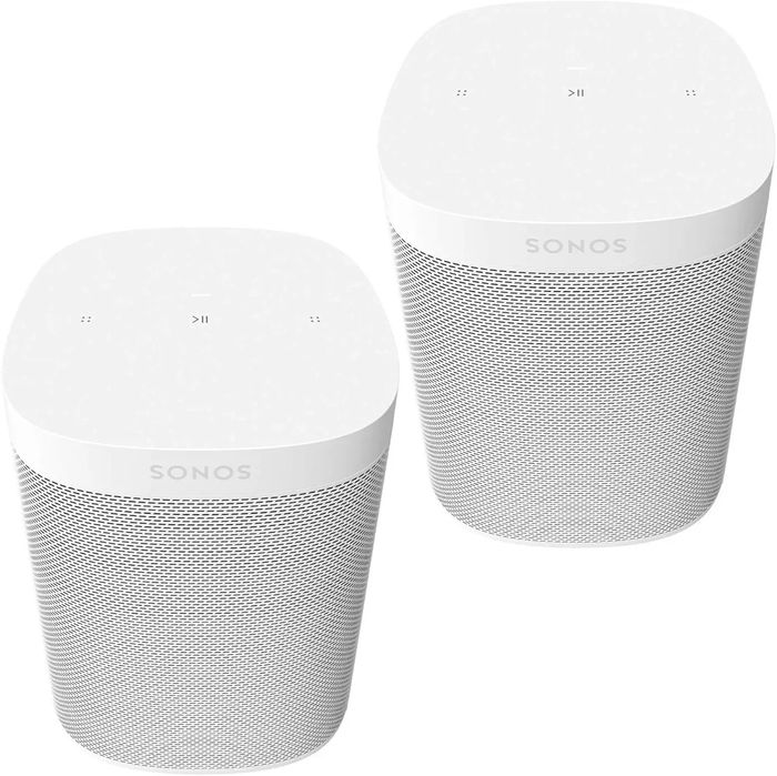 SET Stereo Sonos ONE SL × 2 Boxe WiFi, Multiroom ALBE Impecabile