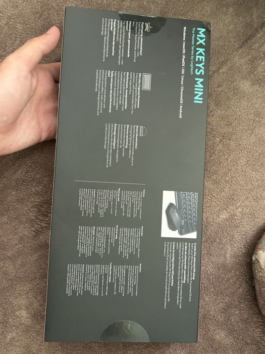 Клавиатура Logitech MX Keys Mini Graphite