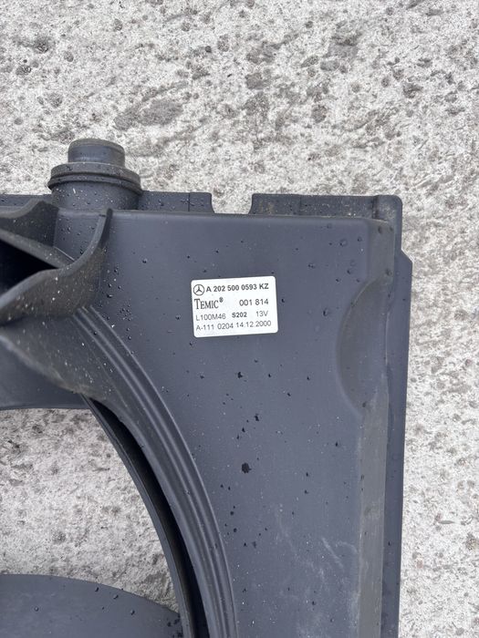 Вентилятор охлаждения на мерседес