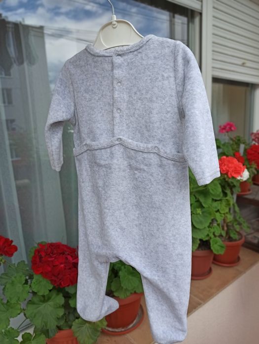 Лот MAYORAL, ZARA, PRIMIGINO, H&M плюшени ромпъри, размер 0-3 месеца