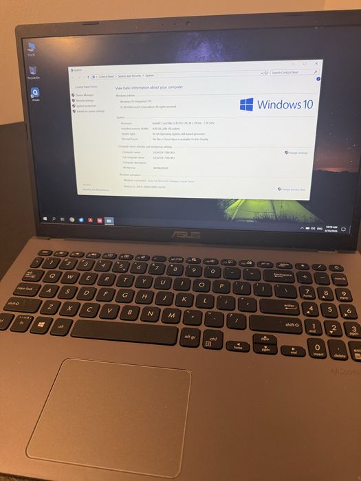 Laptop Asus X509F 15.6", i3, 4Gb RAM, 120 Gb SSD
