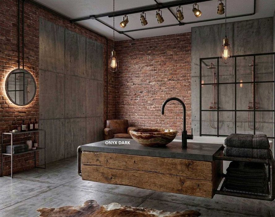 Луксозна мивка от естествен ОНИКС/МРАМОР (Уникален дизайн)