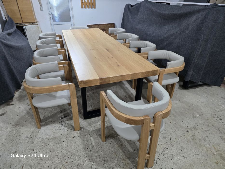 Masa dining stejar masiv