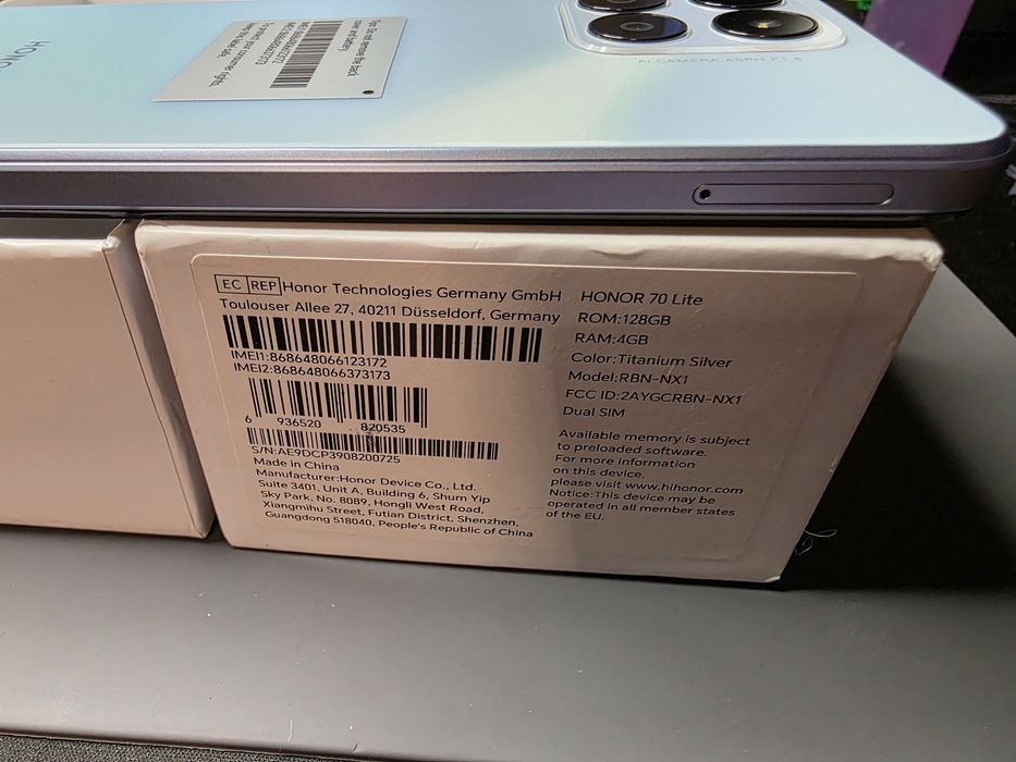 Honor 70 lite nou