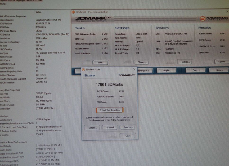 placa video gigabyte nvidia GT 740 2gb ddr5 128 biti directx 12