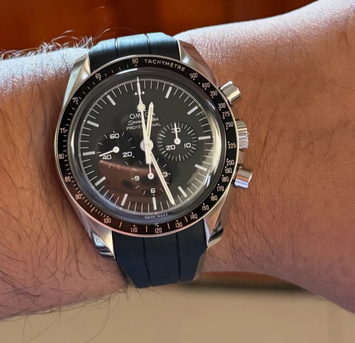 Curea silicon 20 mm compatibila Omega x Swatch Moonswatch Speedmaster