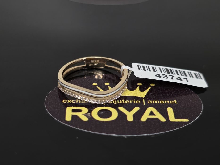 Bijuteria Royal: Inel aur 14k/1.75 gr