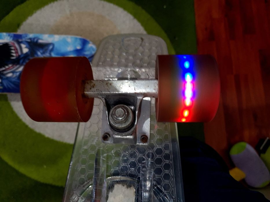 Skateboard lumini