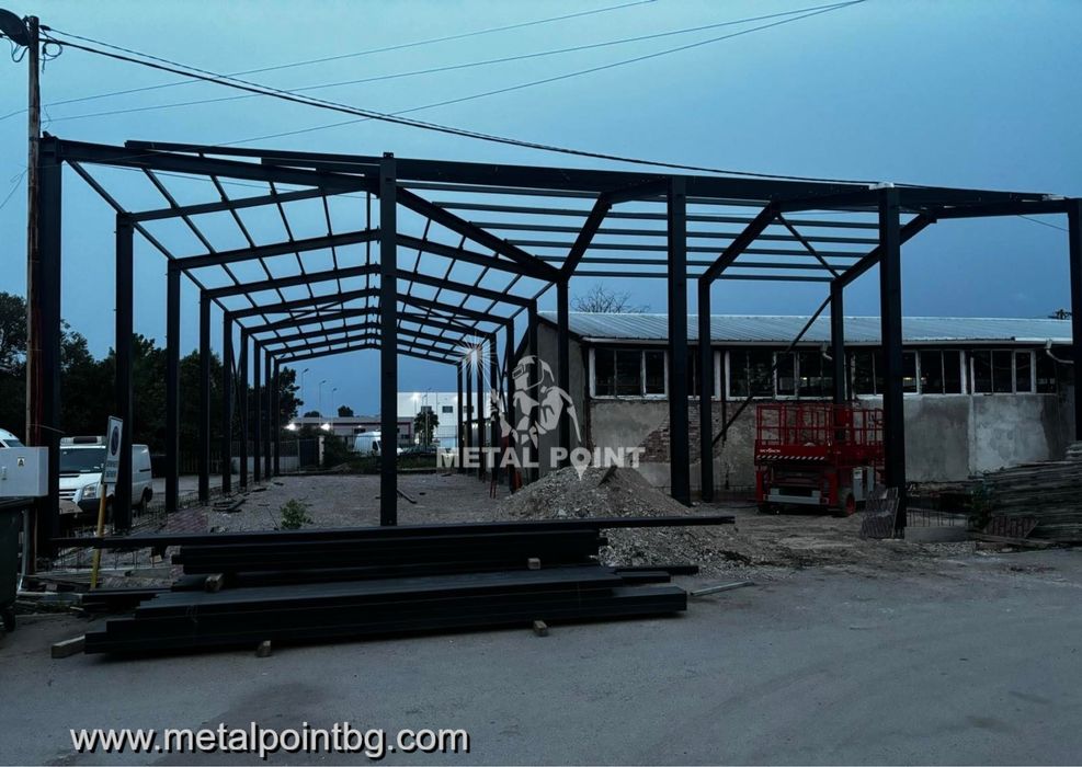 Метални конструкции за къщи навеси и гаражи