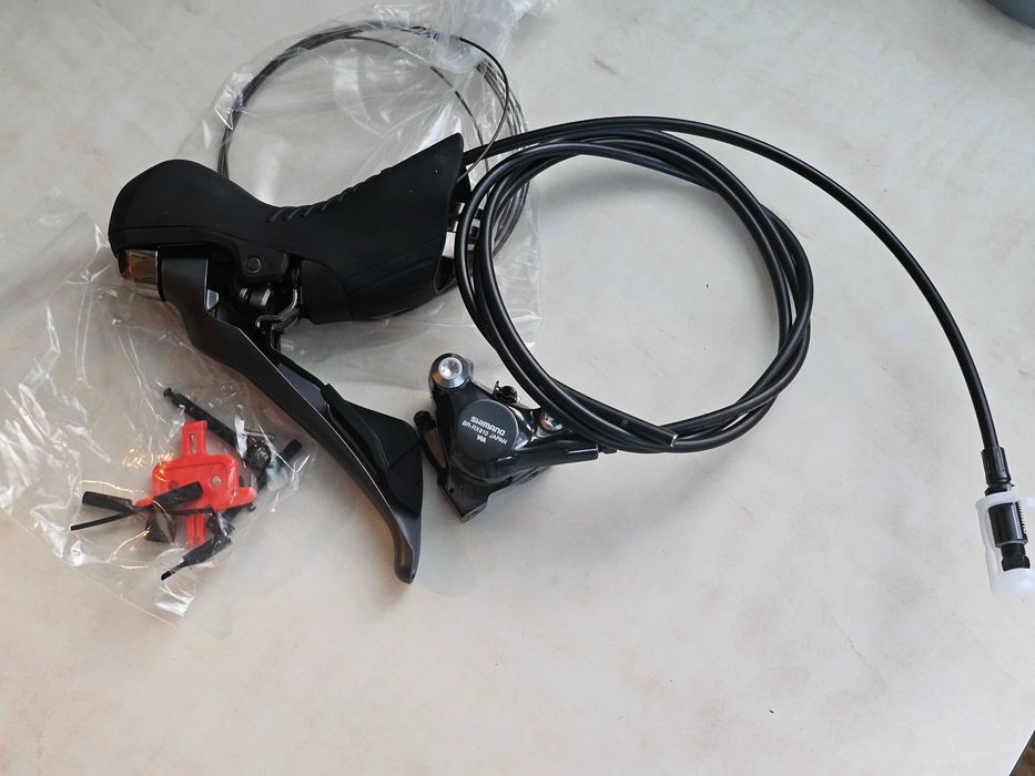 Set frane manete Shimano GRX ST-RX810 + BR-RX810 2x11 fata + spate noi
