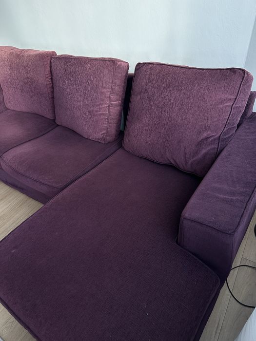 ъглов диван с лежанка