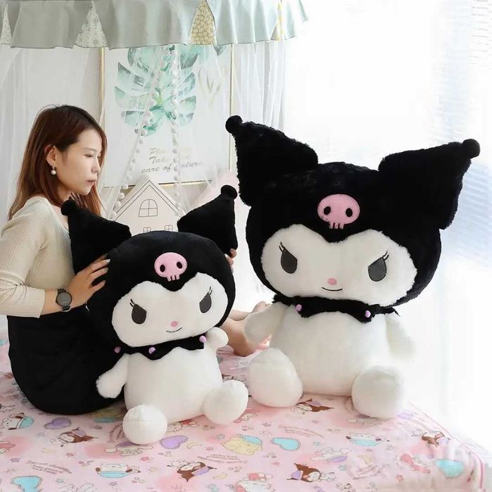 Голяма плюшена играчка Hello Kitty Kuromi, 120см, Плюшена играчка Кити