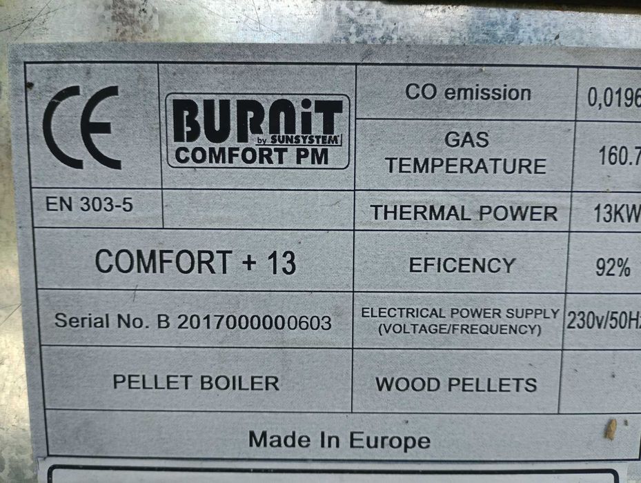 Пелетна камина Burnit 13kw