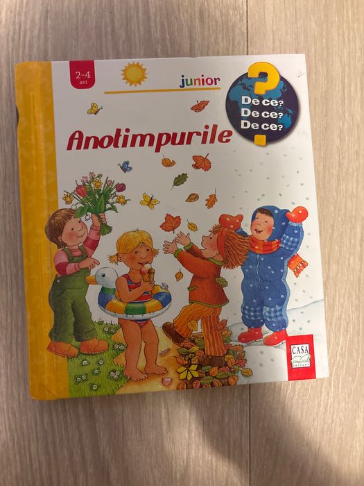 Set 6 cărți pentru copii 2–4 ani – colecția „De ce?” – Editura Casa