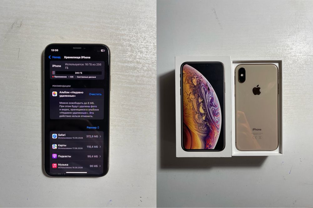 Продам iPhone Xs Gold 256gb