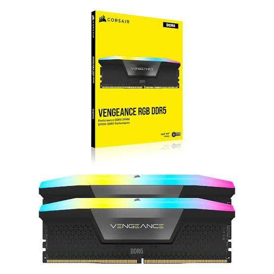 Оперативная память Corsair VENGEANCE RGB 64 ГБ (2x32 ГБ) DDR5 6000Mhz