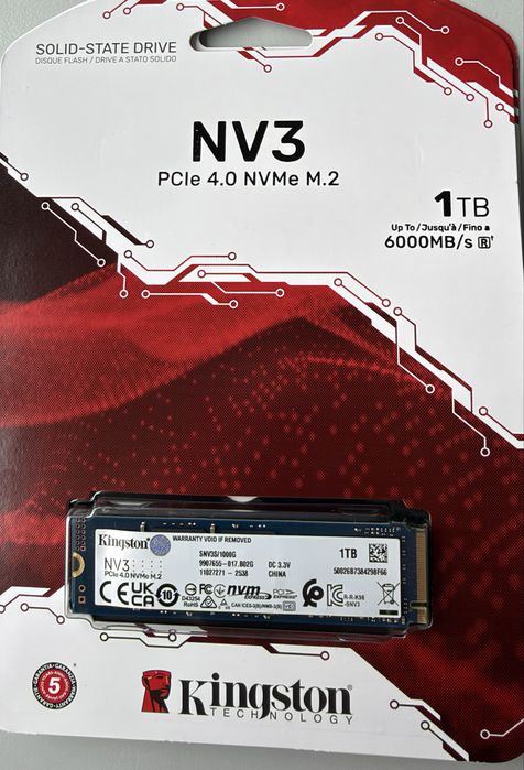 SSD Kingston 1Tb 6000MB/s